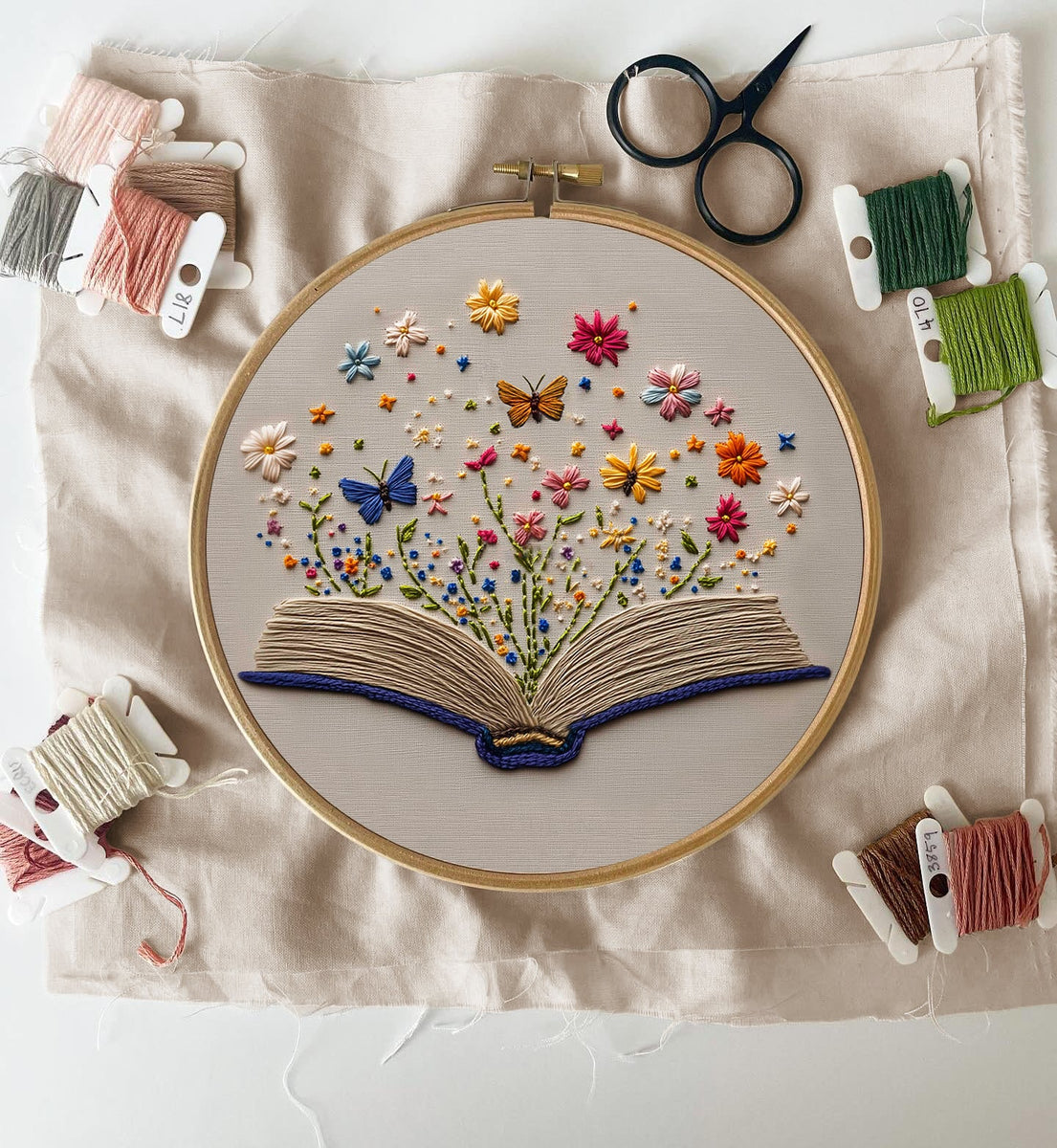 🏠Literary home embroidery – uk.rubbyoo
