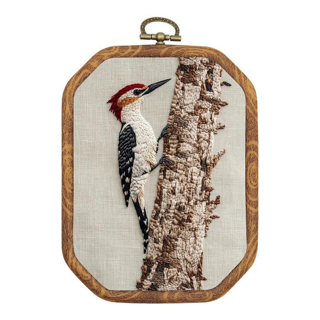 Rubbyoo Embroidery Kit- Woodpecker - image 0