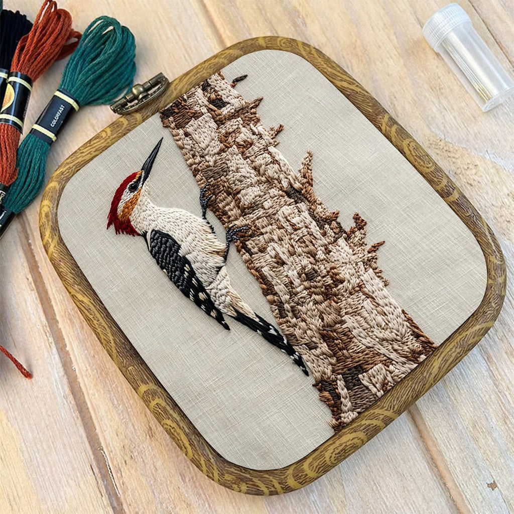 Rubbyoo Embroidery Kit- Woodpecker - image 9