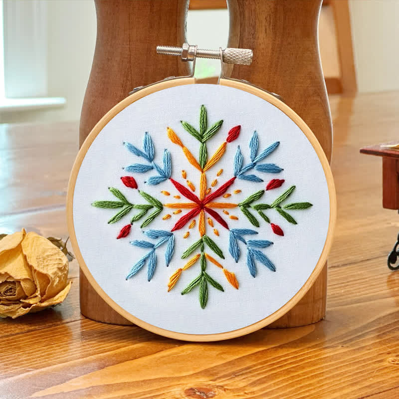Rubbyoo Embroidery Kit - Festive Snowflake - image 6