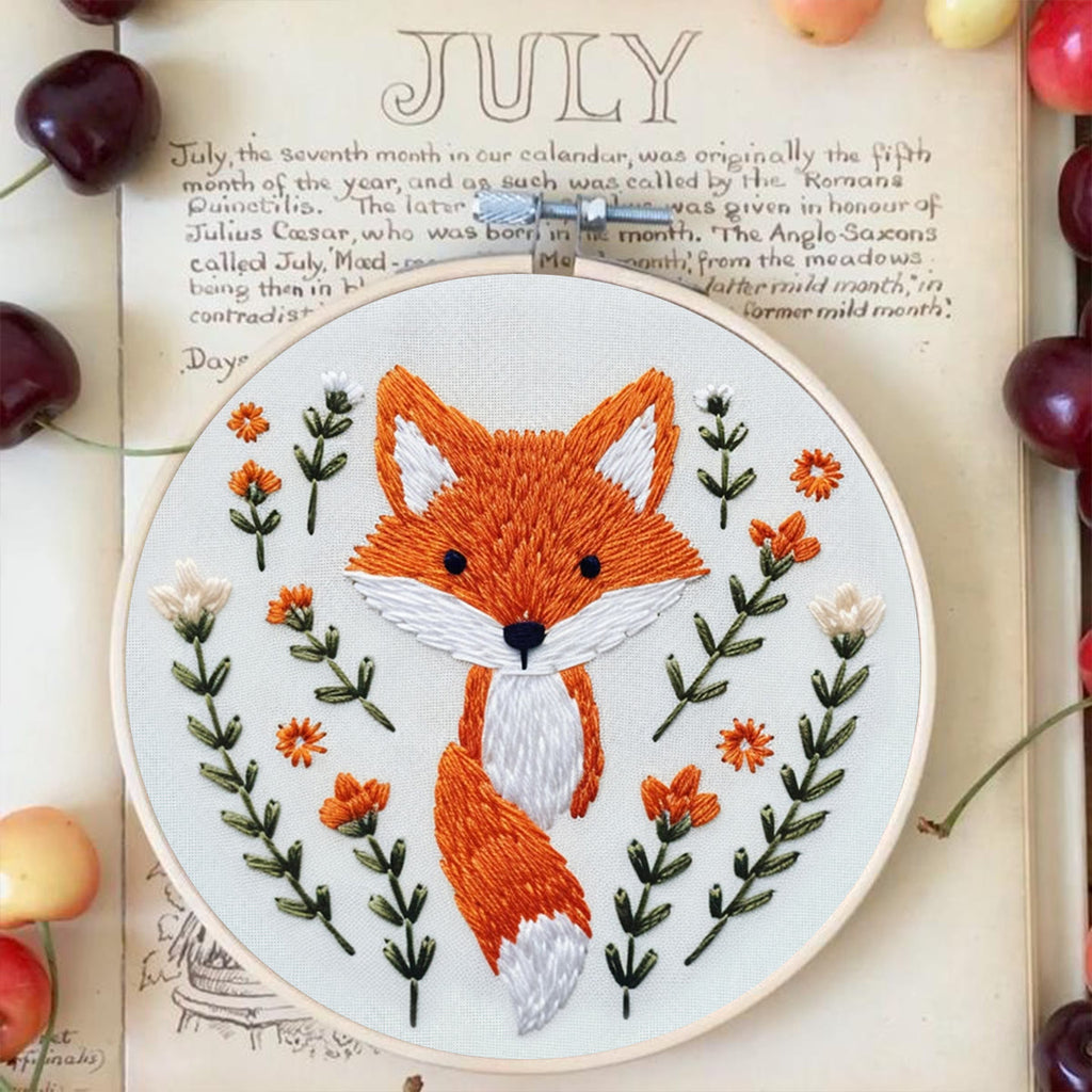 Rubbyoo Embroidery Kit -Stand Up Fox  - image 2