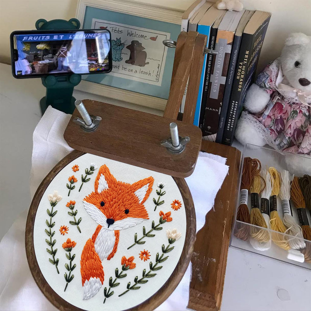 Rubbyoo Embroidery Kit -Stand Up Fox  - image 4