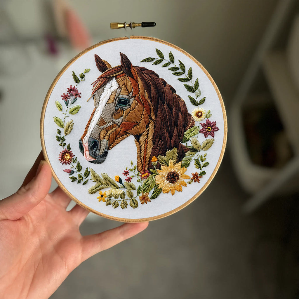 Rubbyoo Embroidery Kit -Horse Head - image 1