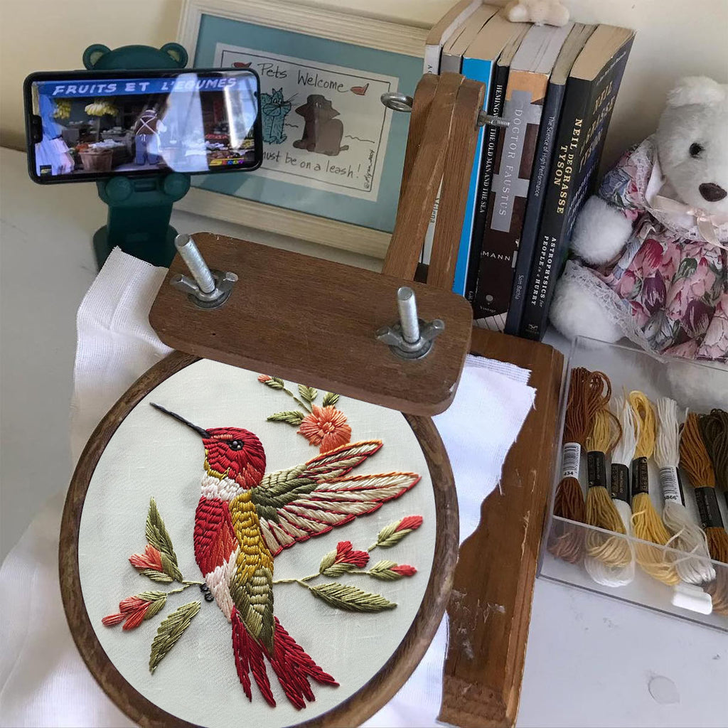 Rubbyoo Embroidery Kit -   Little Red Bird - image 3