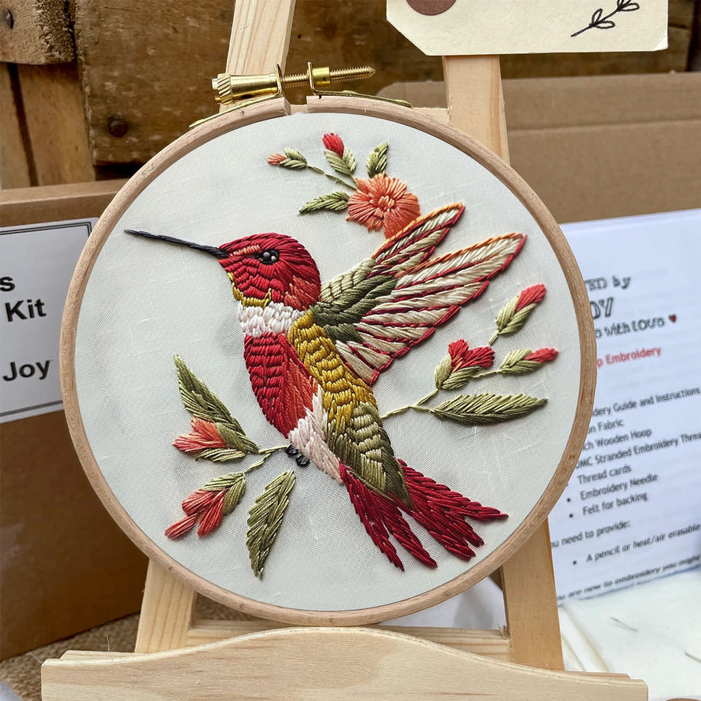 Rubbyoo Embroidery Kit -   Little Red Bird - image 8