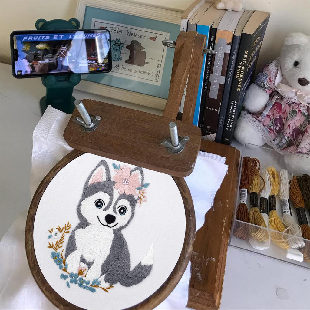 Rubbyoo Embroidery Kit -   Puppy Husky - image 4