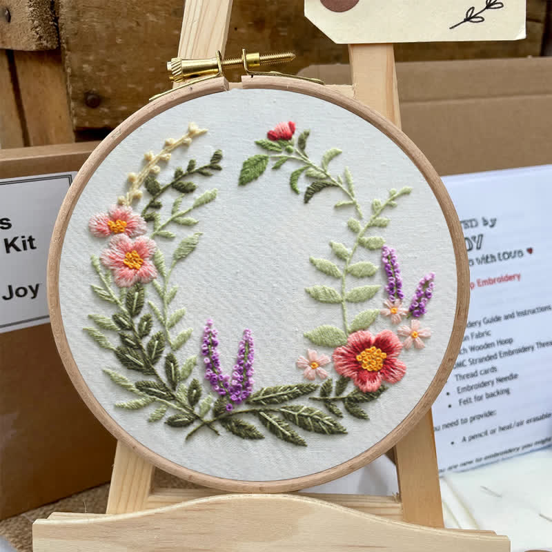 Rubbyoo Embroidery Kit - Wildflowers Indian Summer - image 7