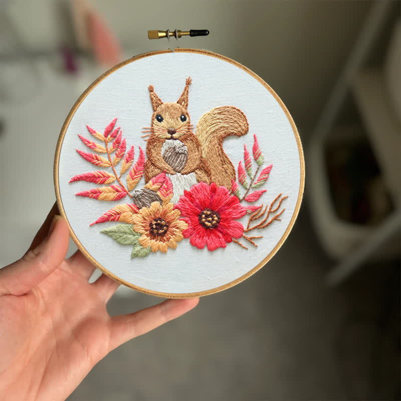 Rubbyoo Embroidery Kit - Squirrel - image 4