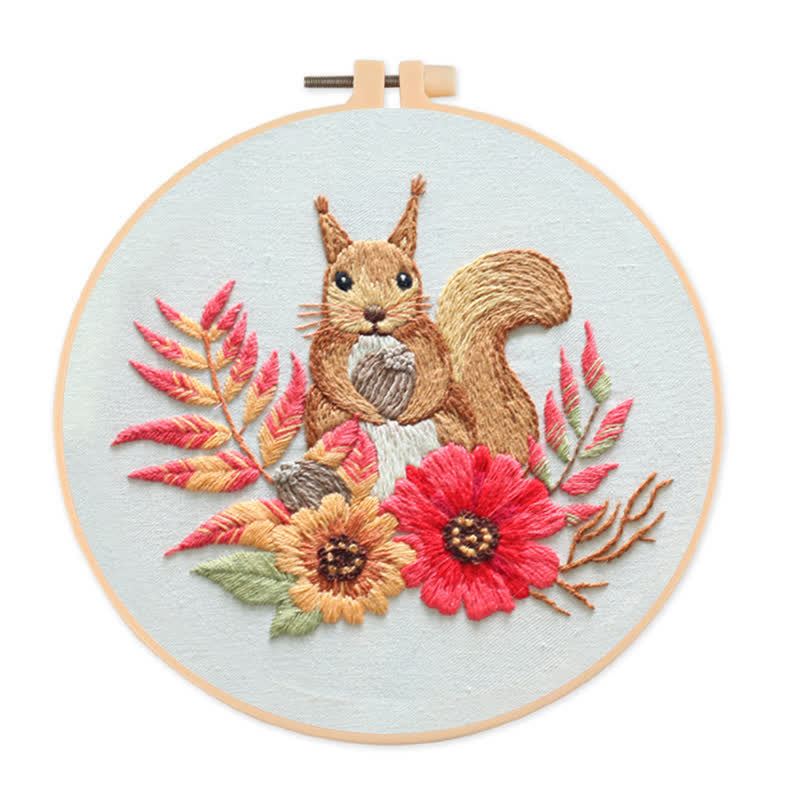Rubbyoo Embroidery Kit - Squirrel - image 2
