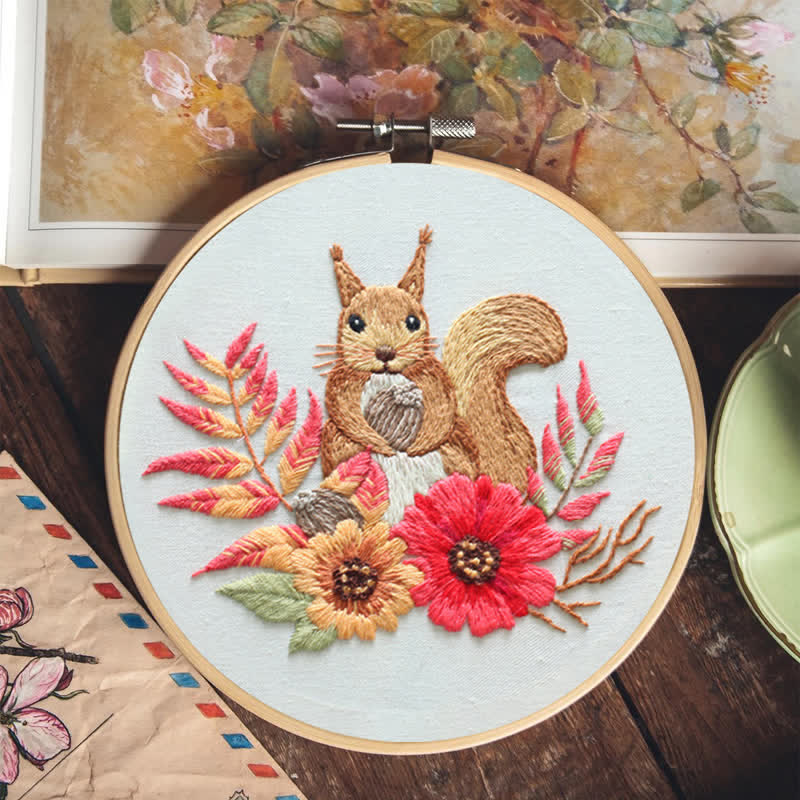 Rubbyoo Embroidery Kit - Squirrel - image 16