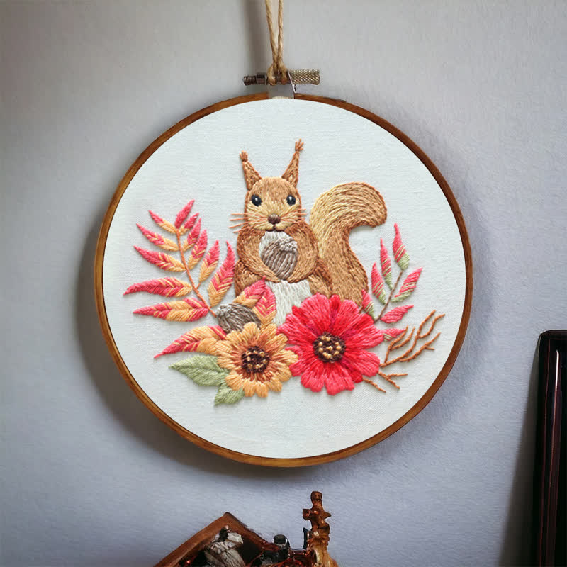 Rubbyoo Embroidery Kit - Squirrel - image 11