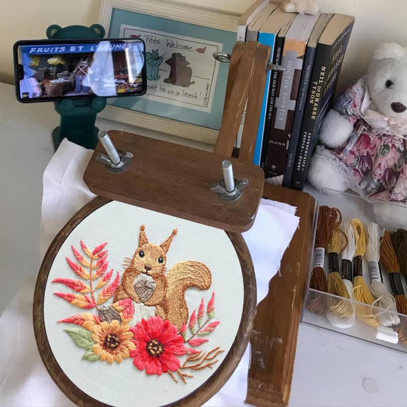 Rubbyoo Embroidery Kit - Squirrel - image 7