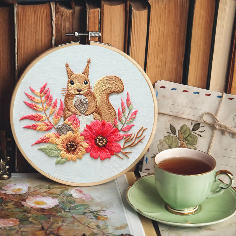 Rubbyoo Embroidery Kit - Squirrel - image 14