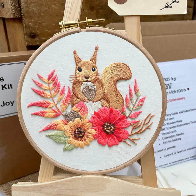 Rubbyoo Embroidery Kit - Squirrel - image 9