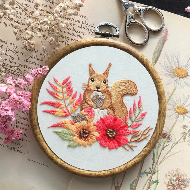 Rubbyoo Embroidery Kit - Squirrel - image 18