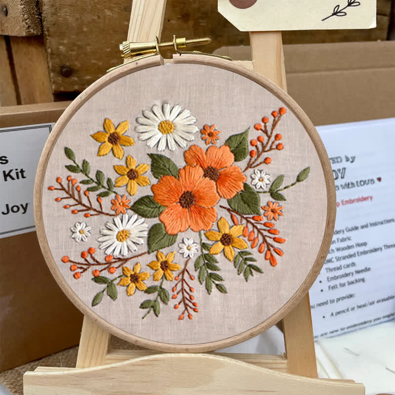 Rubbyoo Embroidery Kit - Spring Flowers - image 10