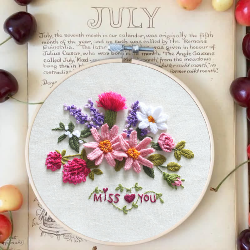 Rubbyoo Embroidery Kit - Miss You - image 5