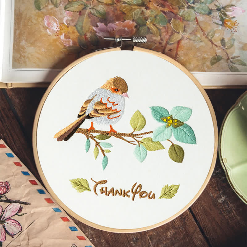 Rubbyoo Embroidery Kit - Thank You - image 13