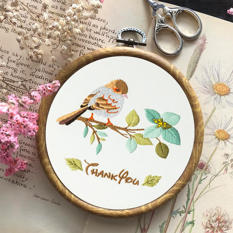Rubbyoo Embroidery Kit - Thank You - image 17