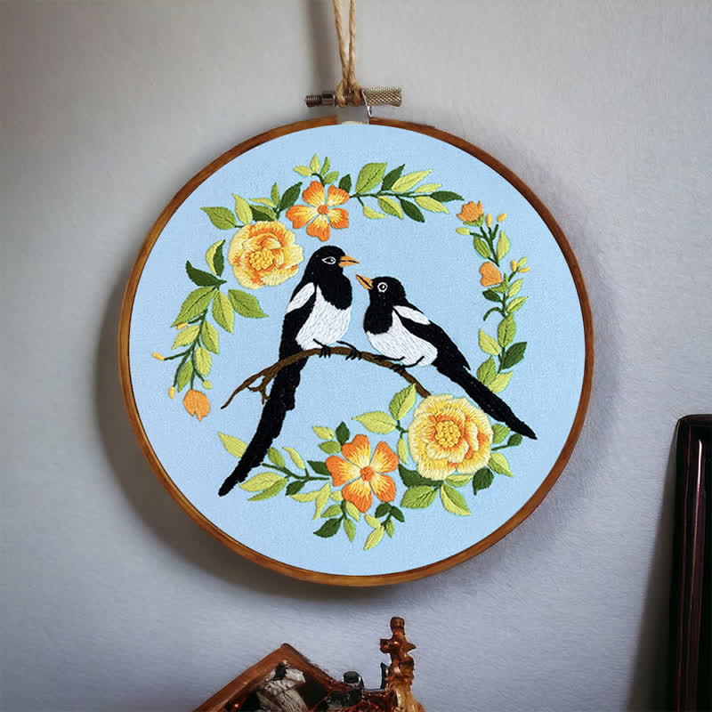 Rubbyoo Embroidery Kit - Love Birds And Flowers - image 7
