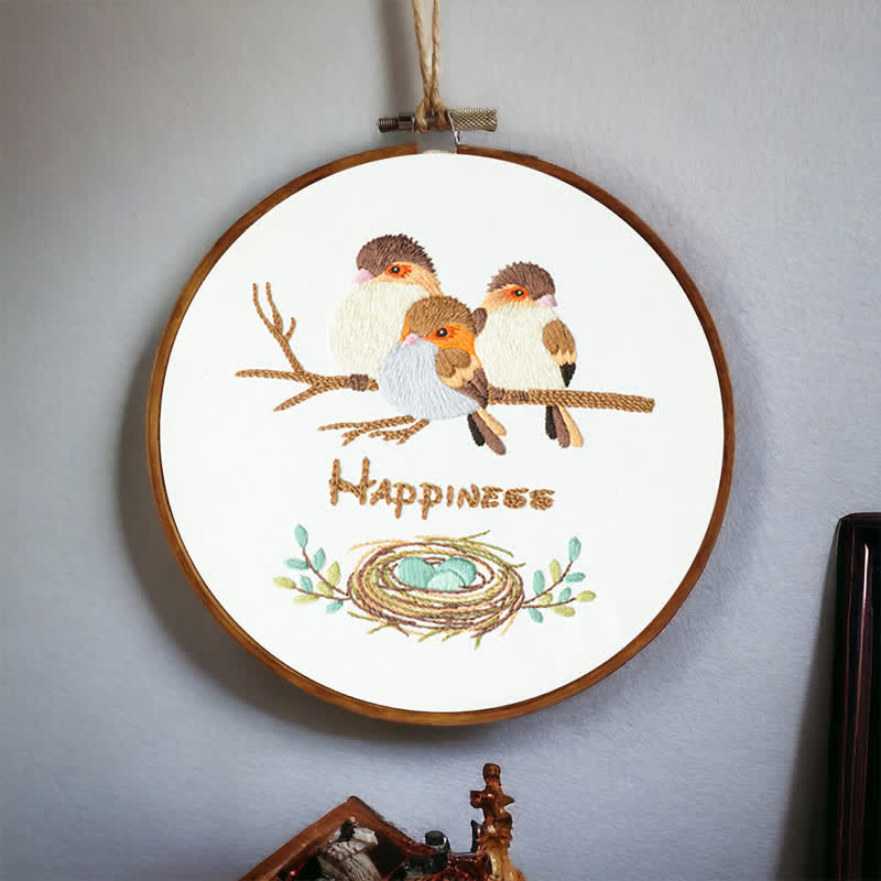 Rubbyoo Embroidery Kit - Happy Bird Family - image 7