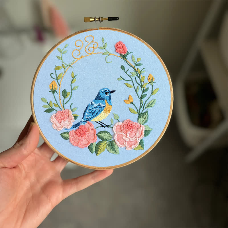 Rubbyoo Embroidery Kit -Exotic Bird-Flowers - image 4