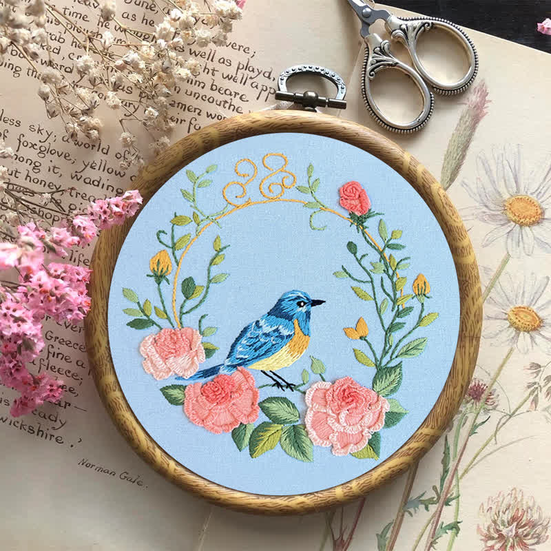 Rubbyoo Embroidery Kit -Exotic Bird-Flowers - image 16