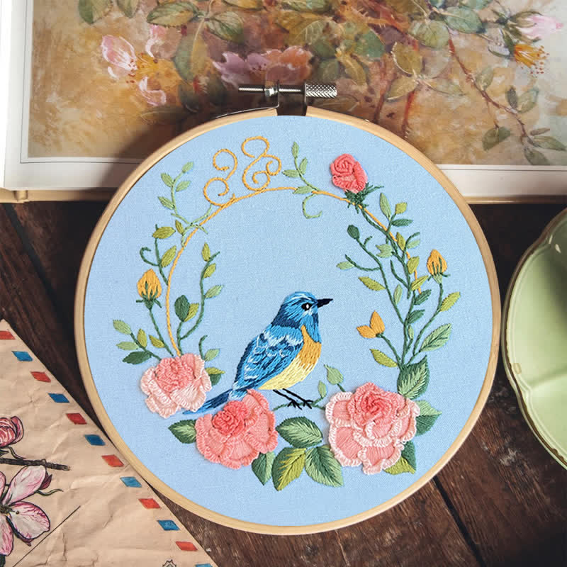 Rubbyoo Embroidery Kit -Exotic Bird-Flowers - image 17