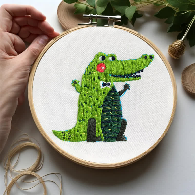 Rubbyoo Embroidery Kit - Alligator - image 16