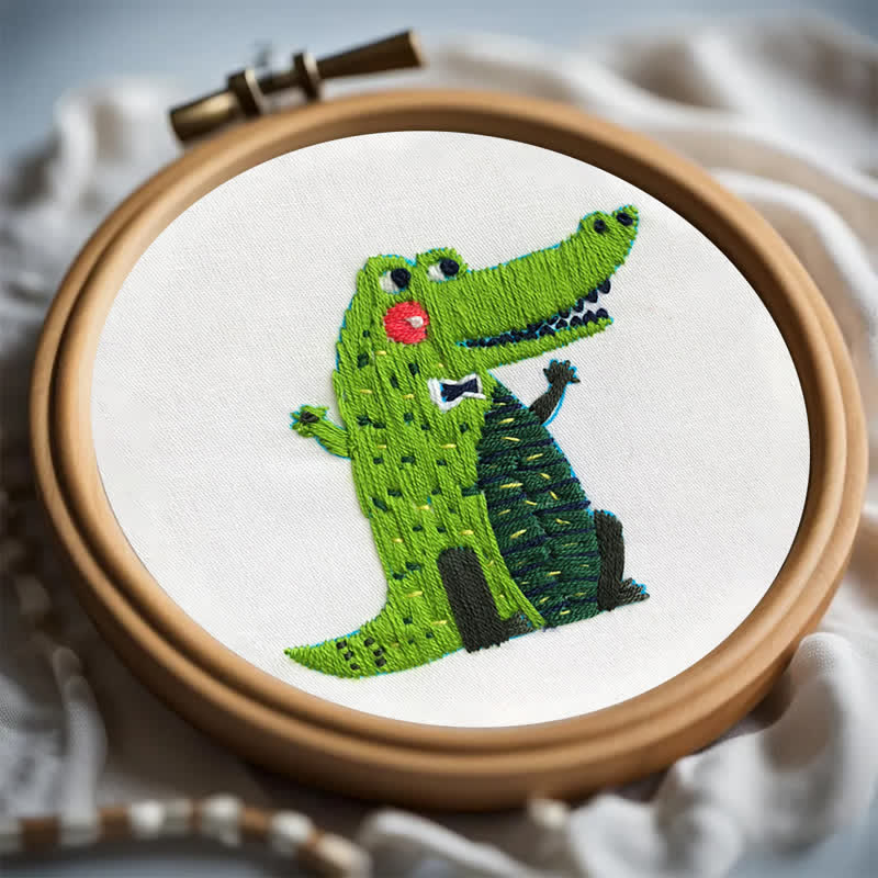 Rubbyoo Embroidery Kit - Alligator - image 11