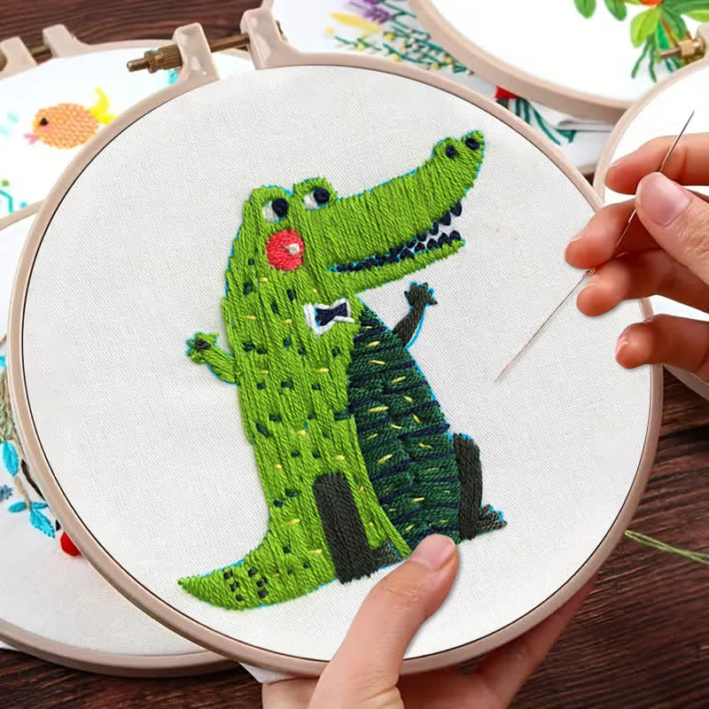Rubbyoo Embroidery Kit - Alligator - image 20
