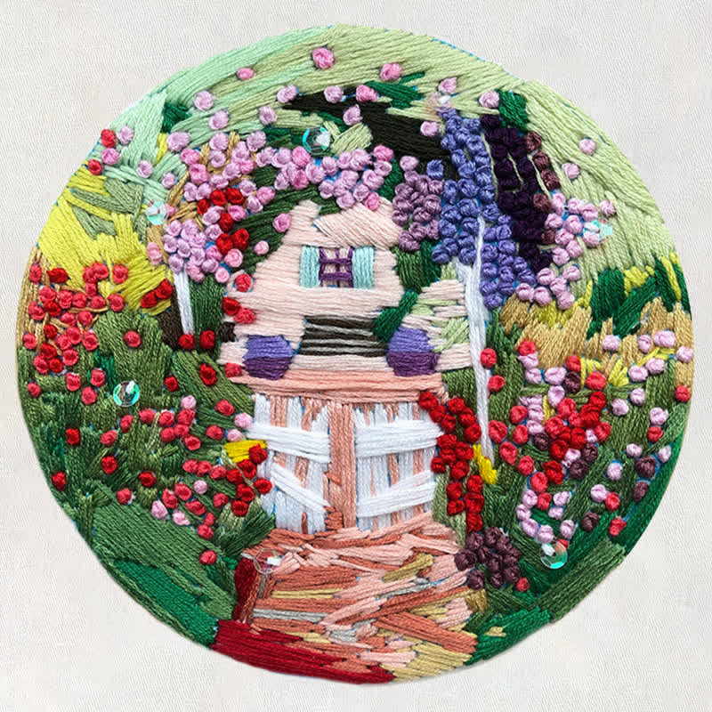 Rubbyoo Embroidery Kit - Secret Garden, House - image 22