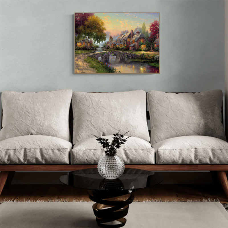 Rubbyoo Cobblestone Bridge Thomas - Wooden Jigsaw Puzzle - image 7