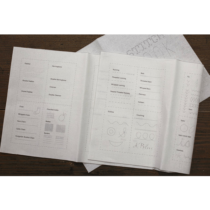 Stitch Book - Ready to French Embroidery by yourself on Pre-Printed Linen Fabric - image 8