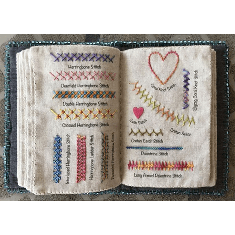 Stitch Book - Ready to French Embroidery by yourself on Pre-Printed Linen Fabric - image 3