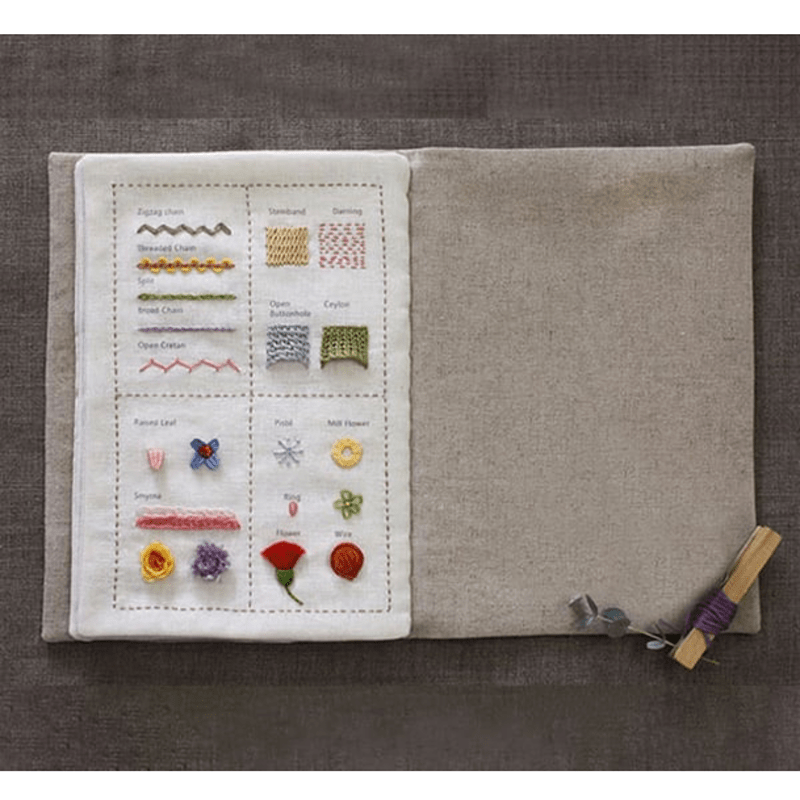 Stitch Book - Ready to French Embroidery by yourself on Pre-Printed Linen Fabric - image 6