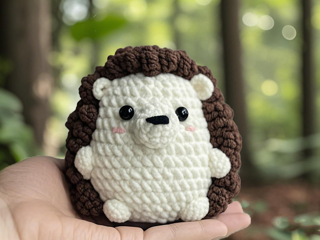  Diy Handmade Hedgehog Crochet Kit - Cute Animal Doll | Beginner Friendly Needlework - Diy Handmade Hedgehog Crochet Kit - image 0