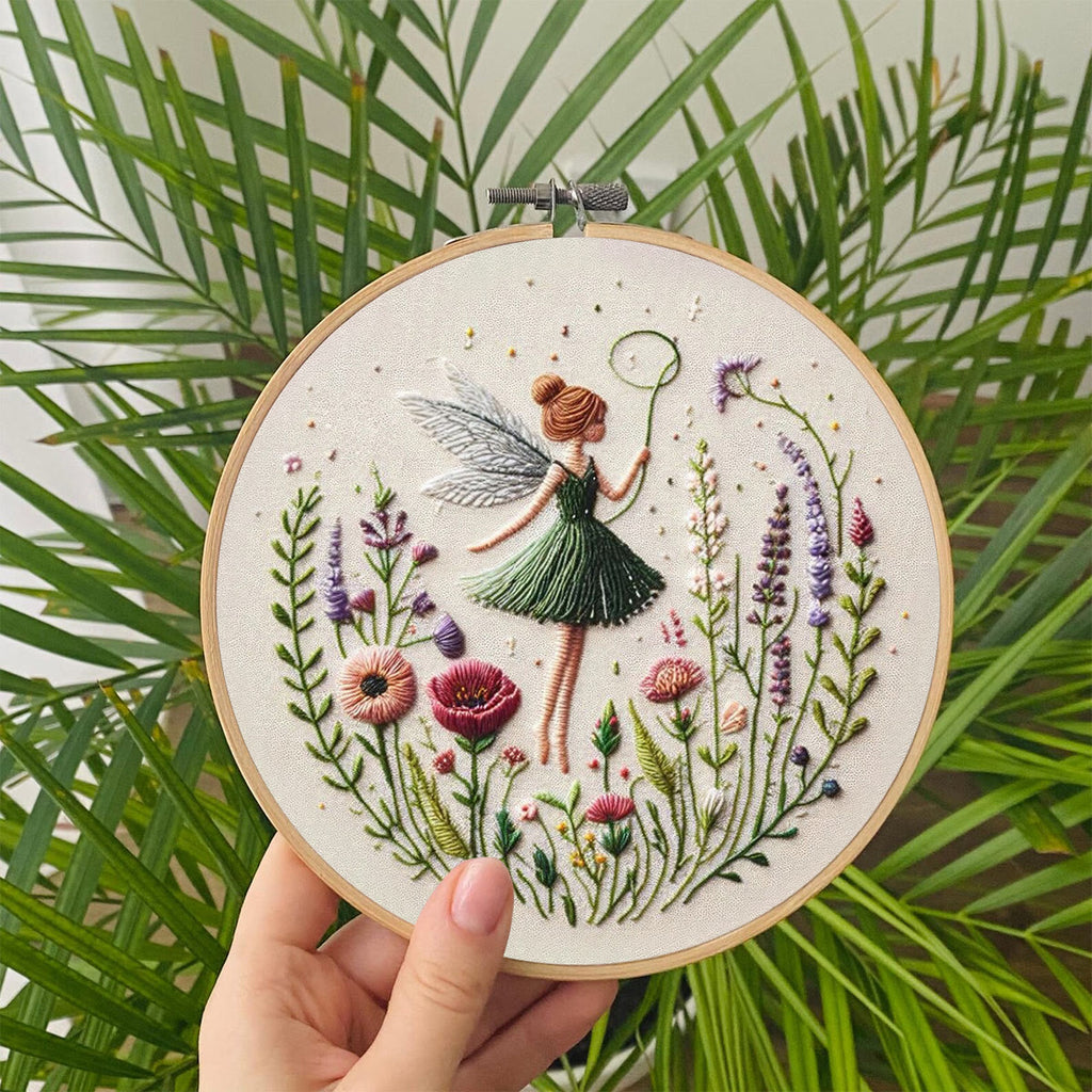 Rubbyoo Embroidery Kit - Dancing Flower Fairy |  Ideal Artwork For Friends - image 7