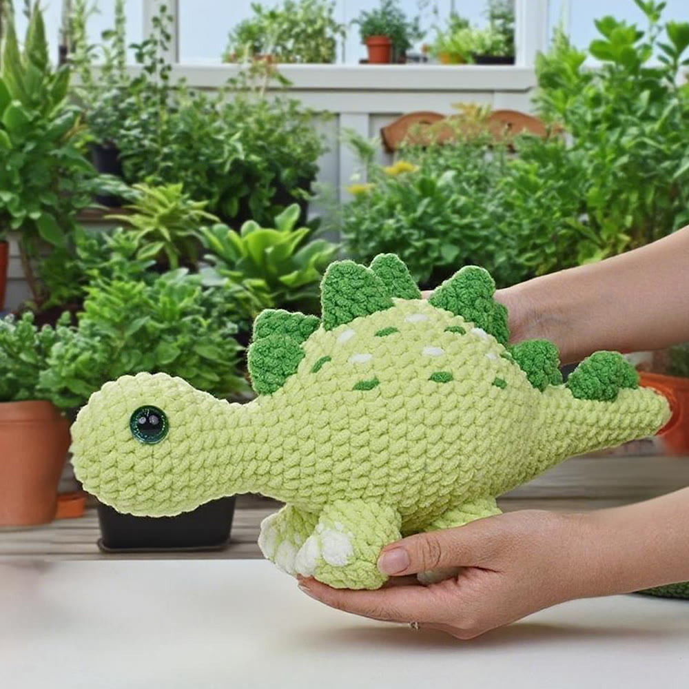 Diy Handmade Dinosaur Series Crochet Kit - Colourful Crochet Doll | Unique Gifts For Kids - image 10