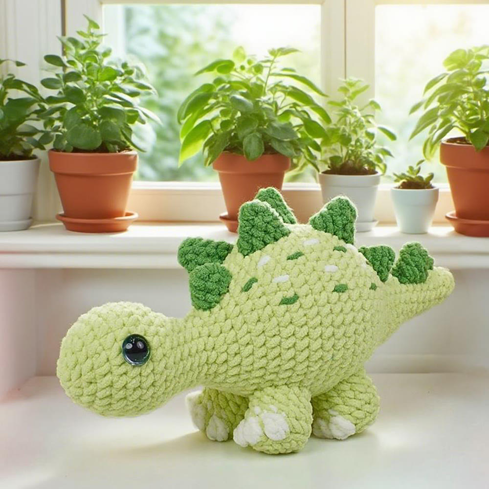 Diy Handmade Dinosaur Series Crochet Kit - Colourful Crochet Doll | Unique Gifts For Kids - image 5