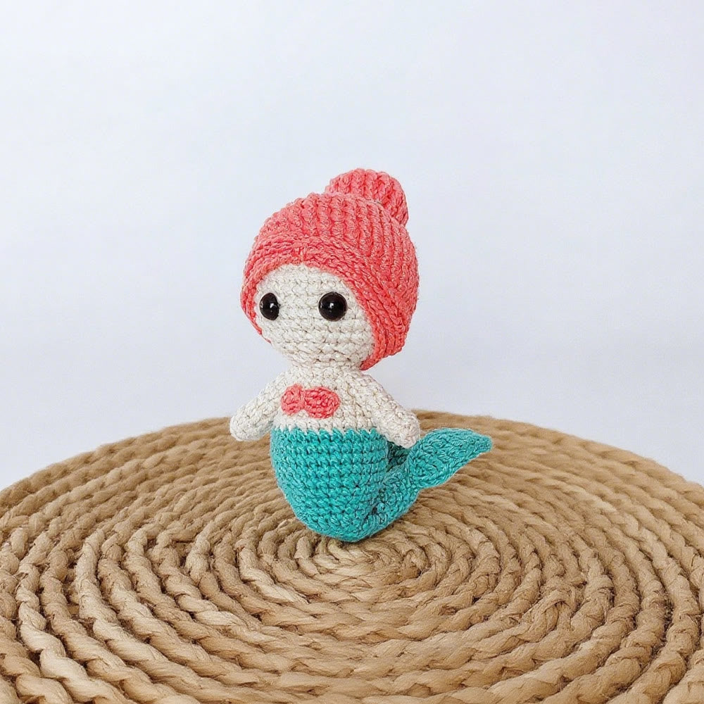 Diy Handmade Mermaid Crochet  Kit - Nice Gifts For Her | Perfect For Bag Pendant - image 3