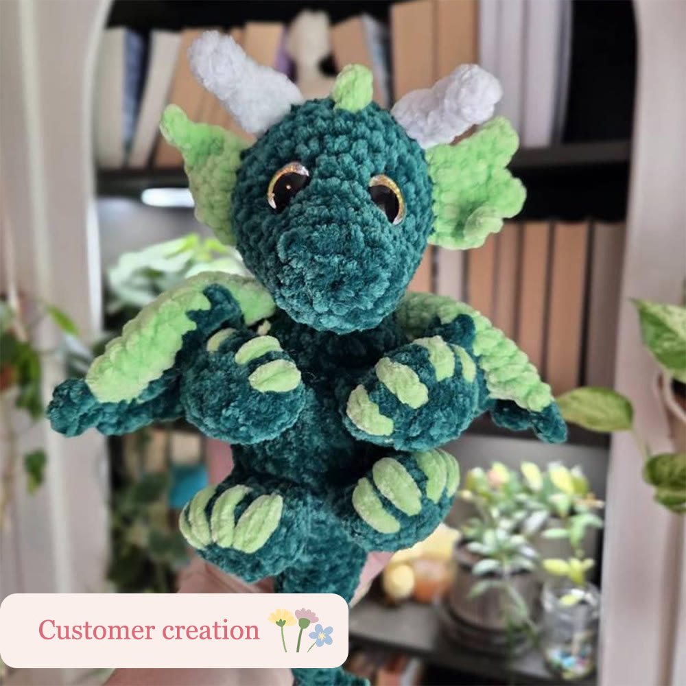 Diy Handmade Combo Dragon Series Crochet Kit - Crochet Plush Doll | Beginner Needlework Set  - image 9