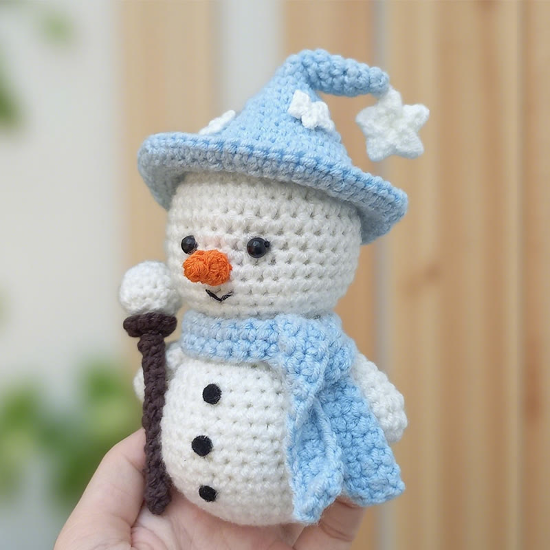 Diy Handmade Magic Snowman Crochet Kit -  Christmas Tree Hanging Decor |  Winter Handmade Craft - image 5