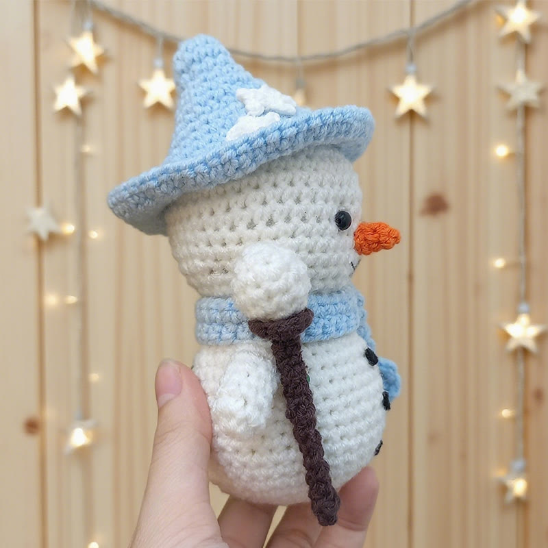 Diy Handmade Magic Snowman Crochet Kit -  Christmas Tree Hanging Decor |  Winter Handmade Craft - image 2