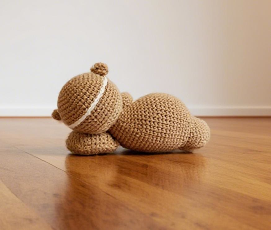 Diy Handmade Lying Otter Crochet Kit - Beginner Friendly Crocheted Doll | Perfect Gift For Kids - image 2