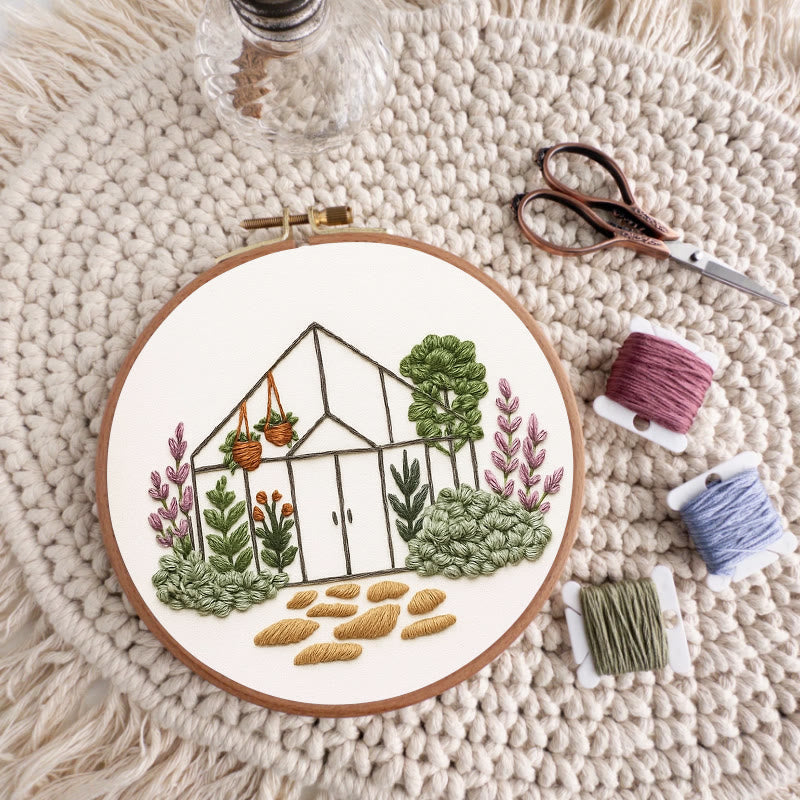 Rubbyoo Embroidery Kit - Beauty Greenhouse | Handmade Craft | Decorative Housewarming Gifts  - image 7