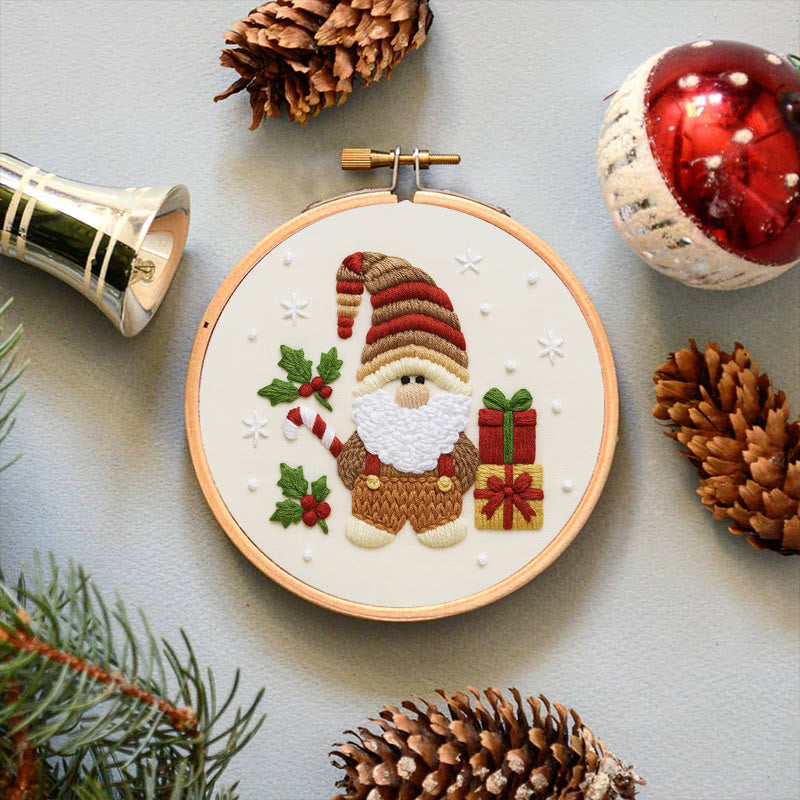 Rubbyoo Embroidery Kit - Christmas Gnome | Christmas Tree Decor | Diy Home Hanging Gifts  - image 8