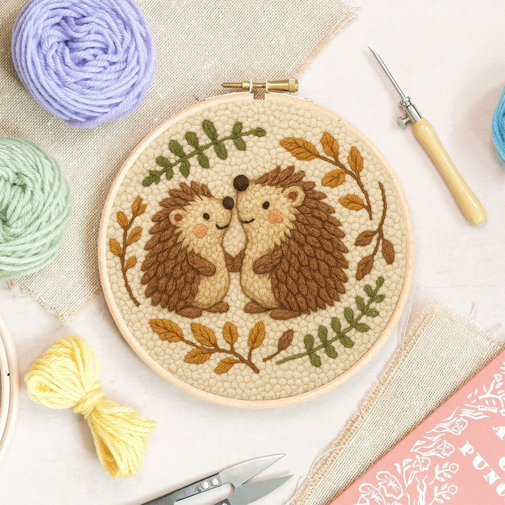 Heartwarming Hedgehog Punch Needle Kit - Cute Animal Handicraft | Perfect Needlework For Craft Lovers - image 7