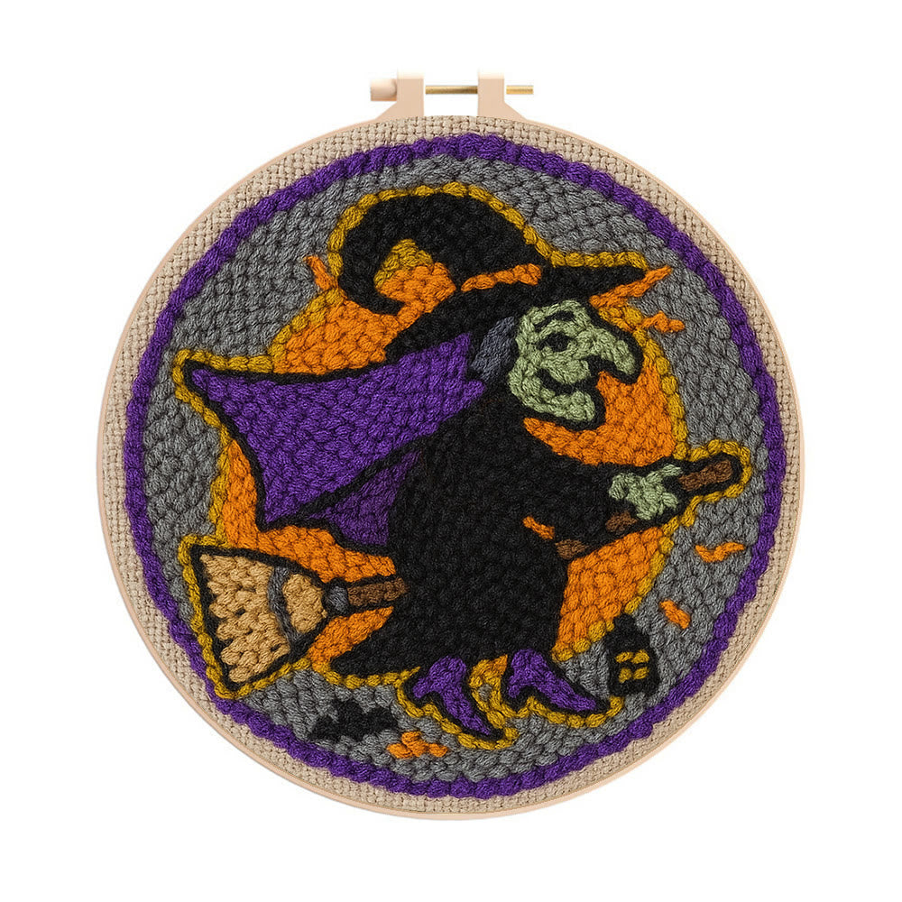 Magic Wizard Punch Needle Kit - Spooky Halloween Gift | Ideal Craft Fo ...