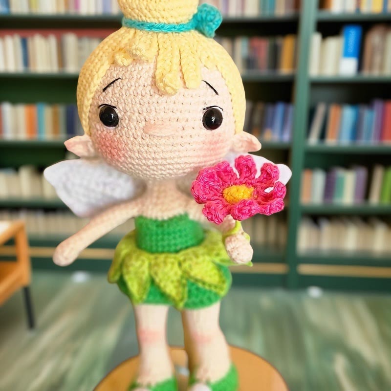 Diy Handmade Flower Fairy Crochet Kit - Adorable Plush Doll | Perfect Handmade Gifts For Child  - image 4